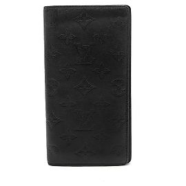 Louis Vuitton Monogram Shadow Brazza Wallet Black