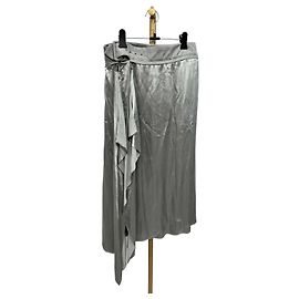Fendi Satin Skirt Size Silvery