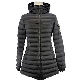 Moncler Lightweight Hooded Down Jacket Black