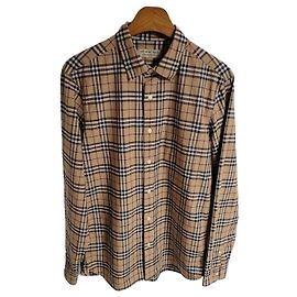 Burberry Baumwollhemd mit London Vintage Check Mehrfarben