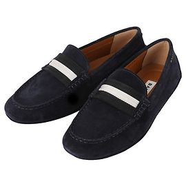 Bally Mocassini da guida da uomo Blu