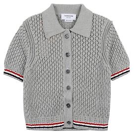 Thom Browne Kurzarm-Cardigan Braun