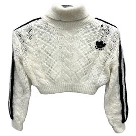 Gucci Adidas Mohair-Strickpullover Mehrfarben