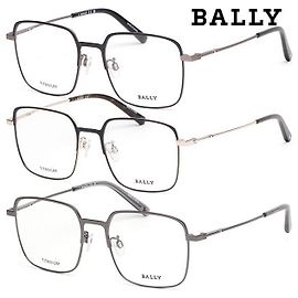 Bally Titanium Glasses Frame Unisex Lightweight Square Metal Luxury Multiple colors