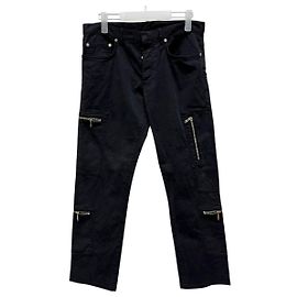 Dior Pantaloni in denim multi tasche Blu