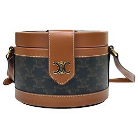 Céline Borsa a tracolla media Triope Canvas Tan Tambourine Multicolore