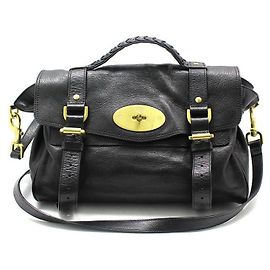 Mulberry Sac à l'épaule Alexa en cuir noir Noir