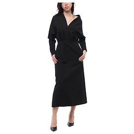 Dior Refurbished Product Wool Blend Shoulder Dress Black