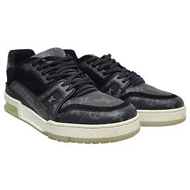 Louis Vuitton Sneakers Trainer Monogram Eclipse Nere Nero