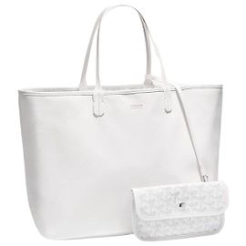 Goyard Borsa Anjou PM White Argento