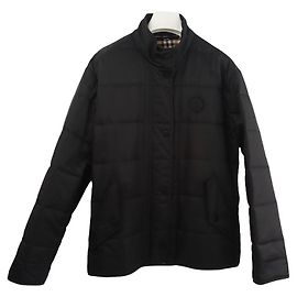 Burberry Monogram Motif Puffer Padding Jacket Size Black