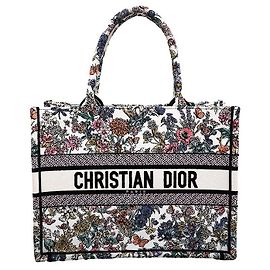 Dior Tote de lona Lucky Flower Calendar com bordado total Medium SKU Multicor