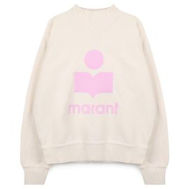Isabel Marant Sweatshirt aus Baumwolle mit Logo-Details Braun