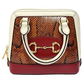 Gucci Mini bolso de asa Precious Skin Python Multicolor
