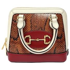 Gucci Mini bolsa de alça Precious Skin Python Multicor