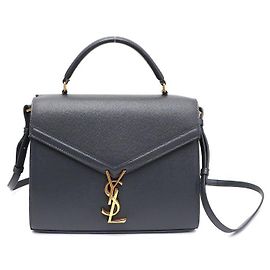 Saint Laurent Bolsa Tote Cassandra Medium com alça de mão e bolsa de ombro Marrom