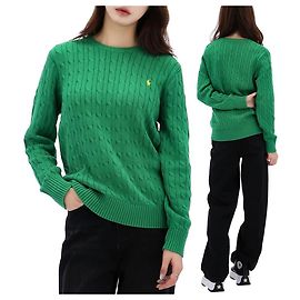 Ralph Lauren Strickpullover mit Pony-Logo Erwachsenengröße Grün