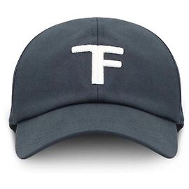 Tom Ford Logo Embroidered Cap Blue