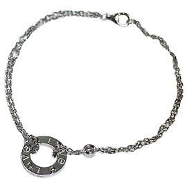 Cartier Bracciale WG Diamond Love Chain Argento