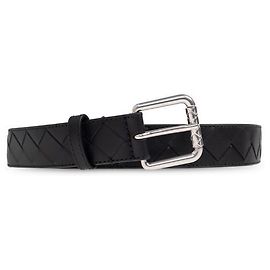 Bottega Veneta Intrecciato Belt Black