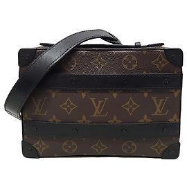 Louis Vuitton Monogram Handle Soft Trunk Messenger Bag Brown