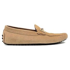 Tod's Suede Driving Loafer Orange