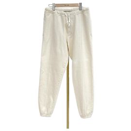 Dior Cotton Wool Jogginghose Ecru Weiß
