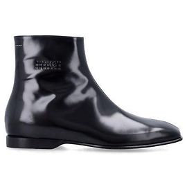 Maison Martin Margiela Leather Ankle Boots Black