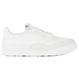 Givenchy Tênis Logo em Couro e Camurça Branco