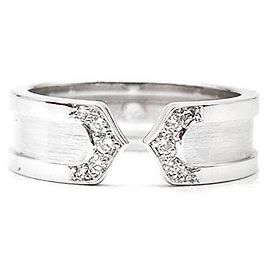 Cartier Double Diamond Ring Weiß