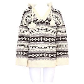 Céline Sudadera con capucha oversize para hombre Blanco