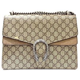 Gucci Bolsa de Ombro Supreme Dionysus Supreme Chain Marrom
