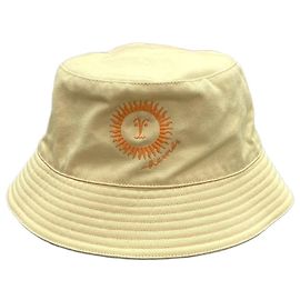 Hermès Chapéu Bucket de Algodão Sunshine Amarelo Amarelo