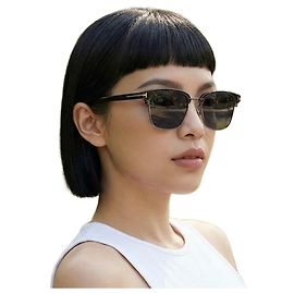 Tom Ford Gafas de sol Oversized Square Metal Combination Asian Fit Multicolor