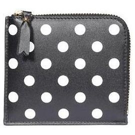 Comme Des Garcons Polka Dot Wallet Black