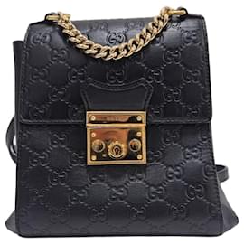 Gucci Padlock Black Backpack Black