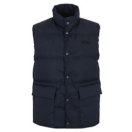 Prada Re-Nylon Puffer Goose Vest Blue