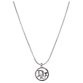 Dior Collana Round Oblique Argento Argento