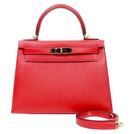 Hermès Tampon de taille Kelly Rouge