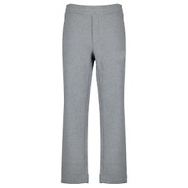 Moncler Calças de moletom de algodão com patch de logotipo Marrom