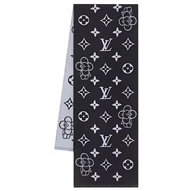 Louis Vuitton Sciarpa Monogram Vivienne Nero