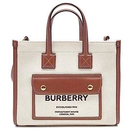 Burberry Mini sac cabas Freya Rouge