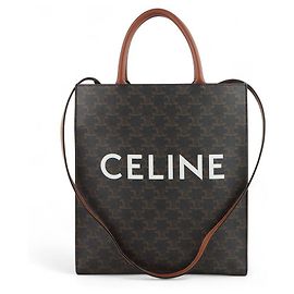Céline Cabas Vertical Triomphe Small Noir