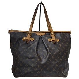 Louis Vuitton Monogram Canvas Palermo GM Black