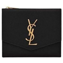 Saint Laurent Uptown Bifold Geldbörse Schwarz