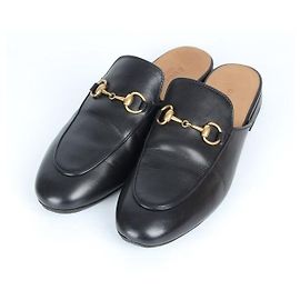 Gucci Kings Horsebit Leather Loafer Black Black