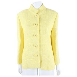 Giacca in tweed Chanel Giallo