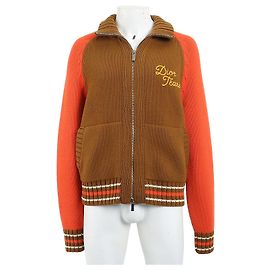 Dior Homme Denim Tears Strickjacke mit Reißverschluss Mehrfarben