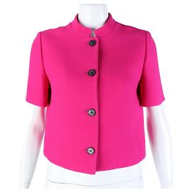 Christian Dior Short Sleeve Jacket Pink