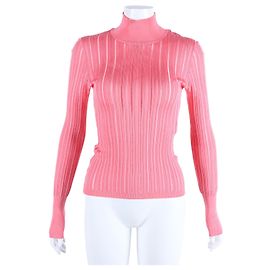 Alaïa Pull en maille à manches longues Alaia Rose